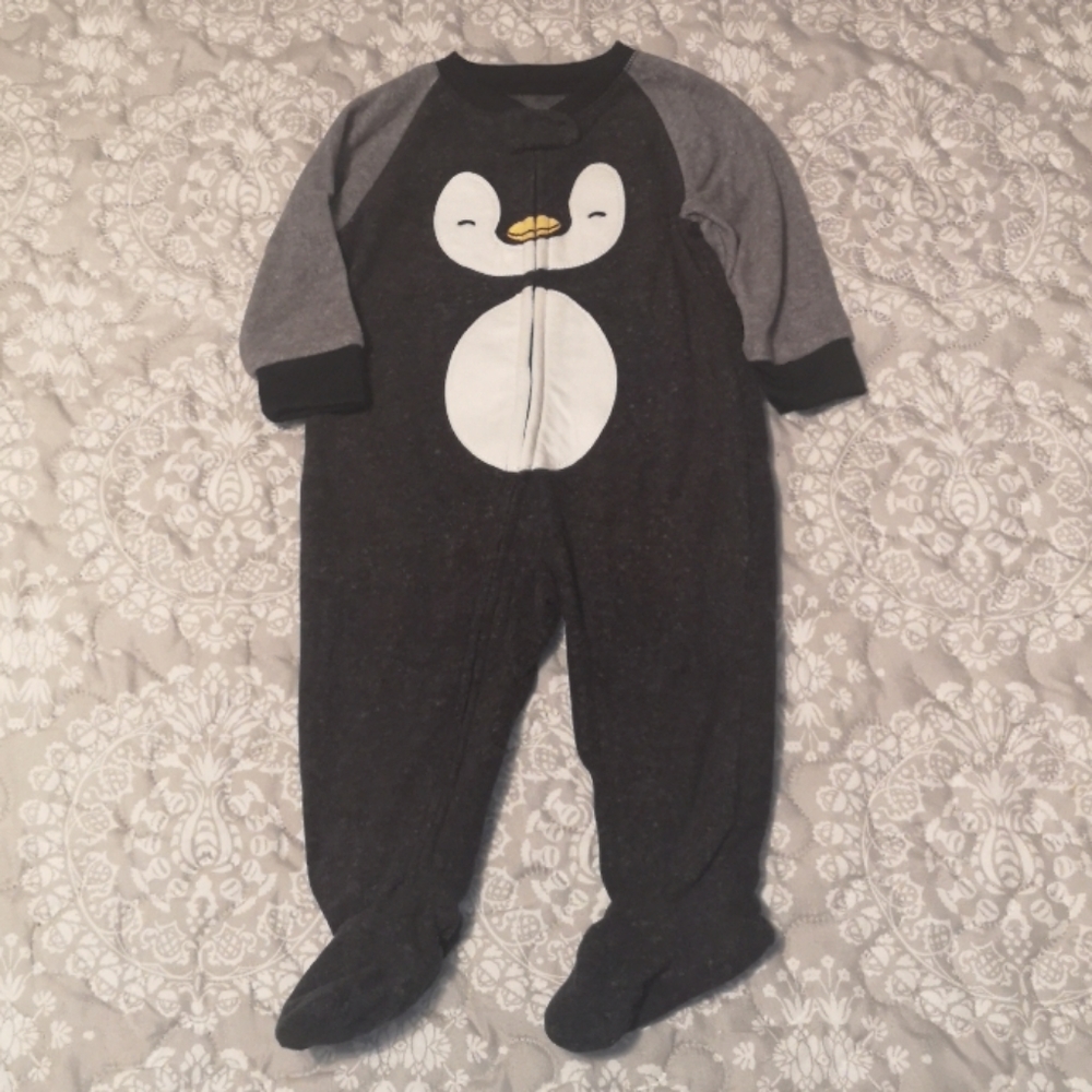 6M Fleecy Penguin PJs